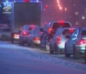 O masina de la scoala auto s-a izbit de un tir pe traseul Chisinau-Leuseni