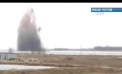 Armata chineza lupta cu gheata. Cum folosesc bombe pentru a sparge gheata si a scapa de inundatii
