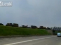 Se pregatesc de defensiva? Momentul in care un tren transporta echipament militar la Constanta