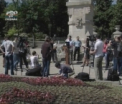 Protestatarii din 7 aprilie 2009 cer retragerea lui Dodon din cursa electorala