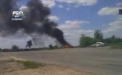 Foc si para pe traseul Chisinau-Criuleni. 2 masini s-au tamponat frontal