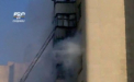 VIDEO AMATOR: Balcon in flacari la Botanica. Un incendiu a izbucnit la un bloc de 16 etaje
