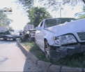 Cu rotile in sus. Accident violent la Ciocana