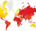 Transparency International prezinta harta celor mai corupte tari. Pe ce loc se afla Moldova