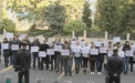 "Filat, nu fi cos de gunoi, respecta alianta!". Zeci de tineri au protestat in fata Palatului Republicii