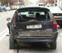 Un Renault proaspat iesit de la reparatie, lovit din spate de un Chevrolet! VIDEO