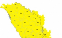 COD GALBEN in tara. Astazi se prevad intensificari ale vantului pana la 20 de metri pe secunda