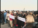 Zis si facut: protestatarii au blocat traseul Chisinau - Dubasari. VIDEO