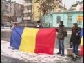 Solidari cu romanii. Protest anti-Basescu si la Chisinau