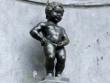 Manneken-Pis nu mai urineaza. Celebra statuie a inghetat!