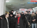 Deputatii comunisti au protestat din nou. De aceasta data in holul Ministerului Agriculturii