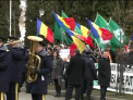 Forfota mare la Iasi. Vlad Filat si omologul sau roman, huiduiti de protestatari