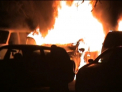 EXPLOZIE in centrul capitalei! Automobilul directorului ANRE a fost incendiat. VIDEO