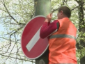 Iaca este, iaca nu-i! Indicatorul de pe strada Alexei Mateevici a disparut din nou. Ce spune Primaria