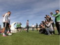 Germania viseaza la trofeul EURO 2012! Nationala de fotbal, vizitata de Nico Rosberg si Michael Schumacher