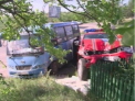 Accident la rascruce! Un autobuz cu pasageri, lovit in plin de o masina a pompierilor!