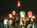 Noapte alba la Orheiul Vechi. Faclieri, show cu lasere si zeci de lampioane la Gustar. VIDEO