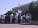 Actorii au iesit in strada! Angajatii Teatrului de Opera si Balet, la protest in fata Guvernului