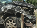 De pe drum in gard. Doua automobile s-au ciocnit la Durlesti