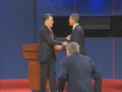 Barack Obama si-a felicitat sotia in timpul dezbaterilor in direct! Cum a reactionat Mitt Romney