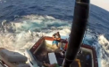 VIDEO. Momentul in care un peste spada de 270 de KILOGRAME sare in barca unor pescari australieni