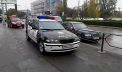 Confortul personal, mai presus decat orice! Uite cum parcheaza Politia Rutiera in Chisinau