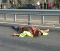 VIDEO. Lovit mortal in timp ce marca o zebra pe traseu! Tragedie pe soseaua Chisinau-Hancesti