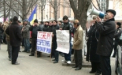 Chirtoaca - Un mincinos si un tradator! Refugiatii transnistrieni au protestat in fata Primariei