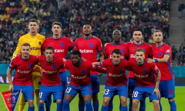 FCSB, prăbușire totală în Liga Europei: a patra înfrângere consecutivă, deși a jucat peste o repriză în superioritate numerică împotriva Stelei Roșii Belgrad
