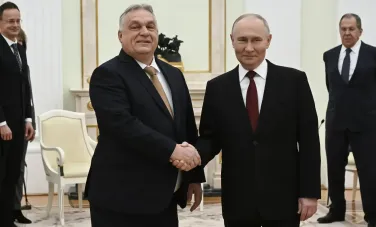 Prietenie Putin-Orbán la Kremlin. Liderul Rusiei salută „poziția echilibrată” a Ungariei în problema ucraineană. Ce i-a propus premierul maghiar

