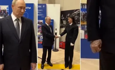 Sănătatea lui Vladimir Putin, din nou în centrul atenției: liderul rus în vârstă de 72 de ani pare să aibă dificultăți vizibile în timp ce își strânge mâna dreaptă la o vizită la complexul sportiv - VIDEO