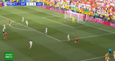 Spania și Germania au deschis show-ul fotbalistic din sferturile de finală de la EURO - VIDEO