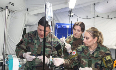 Medici militari, antrenați pentru intervenții rapide în condiții de teren. Ce a inclus exercițiul - FOTO
