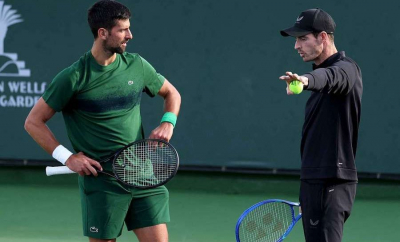 Novak Djokovic a apărut în compania unui nou antrenor pe terenurile de antrenament din Belgrad