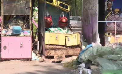 Demontarea parcului de distracții de la Valea Morilor, începută cu scandal: Proprietarul contestă intervenția Moldexpo - VIDEO