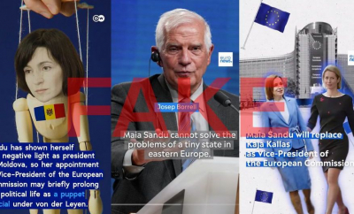 Rețeaua de boți pro-Kremlin „Matrioșka” încearcă să provoace un conflict între Maia Sandu și vicepreședintele Comisiei Europene, Kaja Kallas