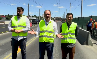 După 3 ani și jumătate de reparație, podul de pe strada Mihai Viteazul, redeschis pentru circulația rutieră. Ion Ceban: „Lucrările mai continuă” - VIDEO
