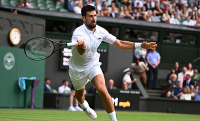 Novak Djokovic a ajuns la 100 de victorii pe iarba de la Wimbledon. Campionul la șapte ediții ale turneului s-a calificat în optimi, după ce a trecut lejer de un alt jucător sârb - VIDEO