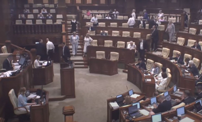 Deputații BCS au boicotat ședința și au ieșit din plenul Parlamentului, după ce PAS a refuzat să excludă de pe ordinea de zi anumite proiecte