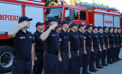 Echipa de pompieri moldoveni a plecat spre Grecia pentru a oferi sprijin autorităților elene în stingerea incendiilor forestiere - FOTO