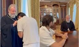Vlogger cercetat pentru pornografie infantilă, primit și binecuvântat de Mitropolitul Vladimir: „Biserica binecuvântează pe toți” - VIDEO