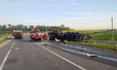 Accident grav la Edineț. Două camioane s-au lovit violent: Un șofer a murit - VIDEO