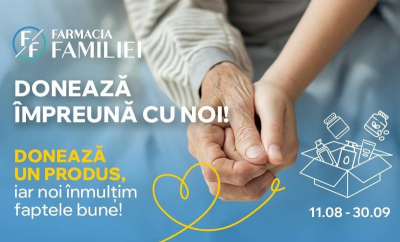 Împreună putem transforma un gest mic într-un zâmbet pe chipul unui copil sau al unui vârstnic aflat în dificultate! 