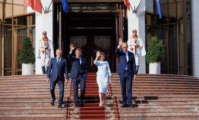 Vizita liderilor europeni, relatată de presa internațională. Ce au scris publicațiile lumii despre prezența lui Macron, Merz și Tusk la Chișinău - FOTO/VIDEO