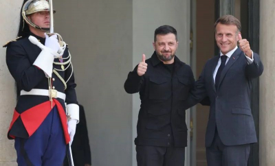 Nu vedem vreun semn că Rusia vrea să pună capăt războiului, spune Zelenski la Paris. Ce asigurări i-a dat Macron
