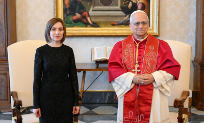 Costurile vizitei Maiei Sandu la Vatican, acoperite integral de către familia șefei statului. Președinția respinge ferm zvonurile apărute pe canalele de Telegram