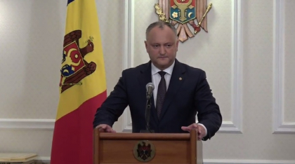 Dodon, despre faptul ca avionul in care se afla Rogozin a fost interzis in spatiul aerian al Romaniei si nu a ajuns la Chisinau: "O sa va iasa pe ochi, ma refer aici la PD. Vreti razboi? Vreti sa spuneti ca PD nu a facut asta intentionat?"