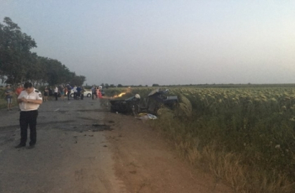 Fiica celor doi soti care si-au pierdut viata in accidentul teribil de la Bacioi s-a stins la spital: cinci zile au luptat medicii pentru a o salva, insa totul a fost in zadar