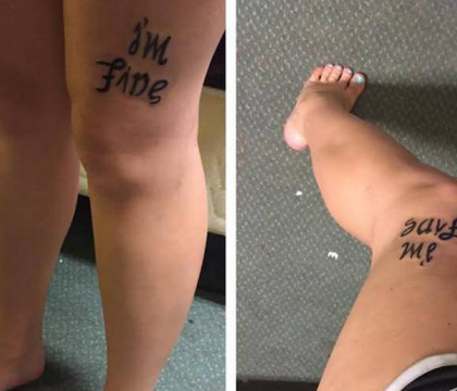 O tanara din SUA si-a facut un tatuaj, insa doar ea ii poate citi adevarata semnificatie. Ce se intampla cand il priveste