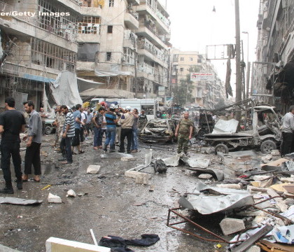 Imagini SOCANTE din Alep, orasul sirian bombardat de Bashar al-Assad. Razboiul civil, surprins cu o camera GoPro. VIDEO